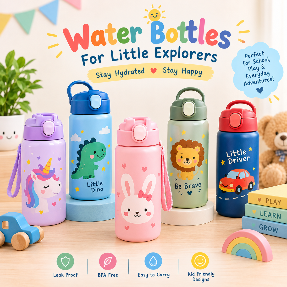 WATER BOTTLES