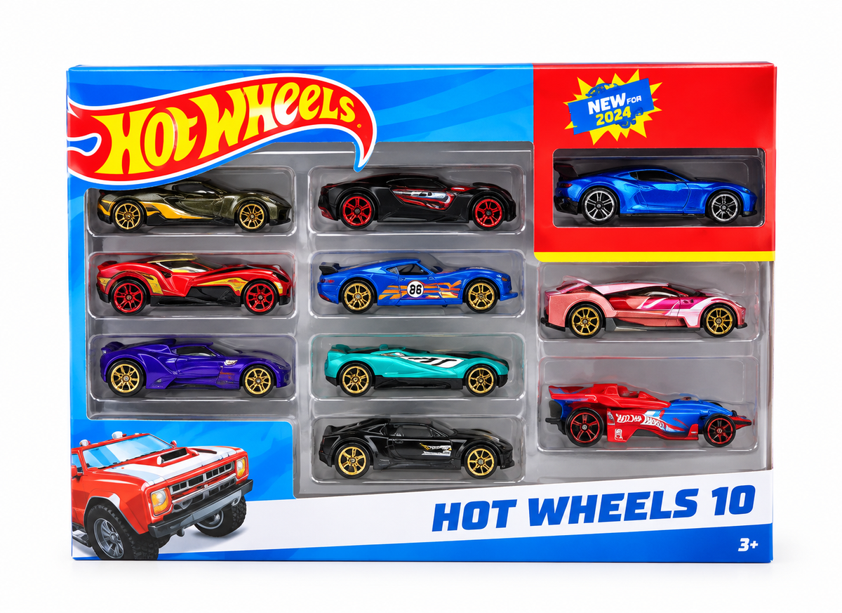 Hot wheels 10pc set