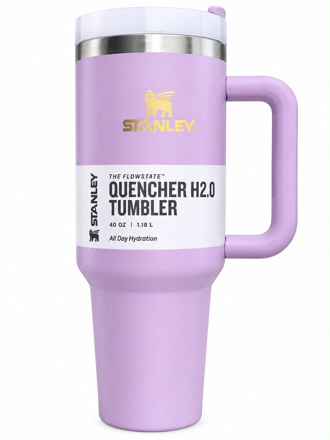 Tumbler with Straw 1.18L(Lavender)