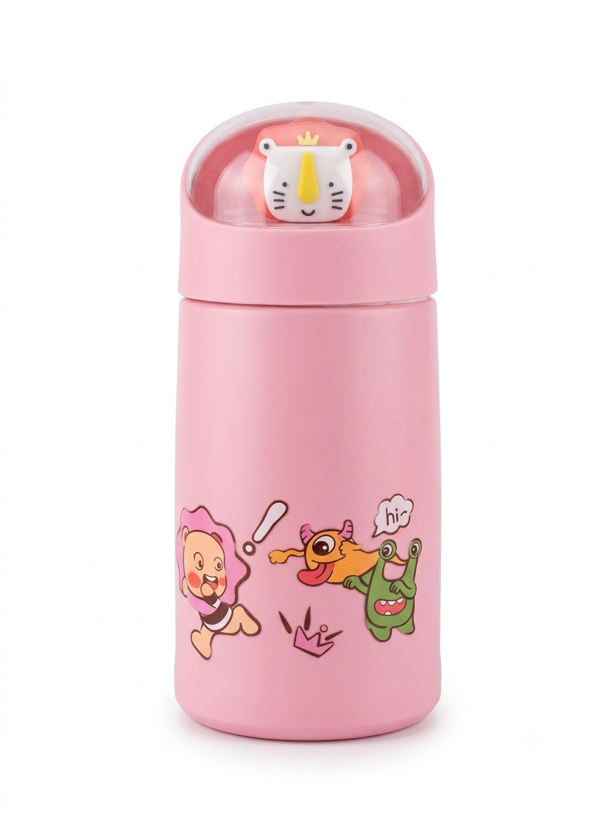 Little Cub Double Wall Glass Fun Mug