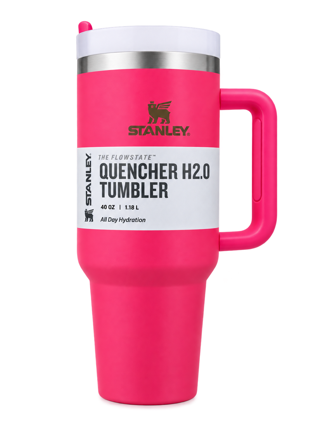 Tumbler with Straw 1.18L(Pink)