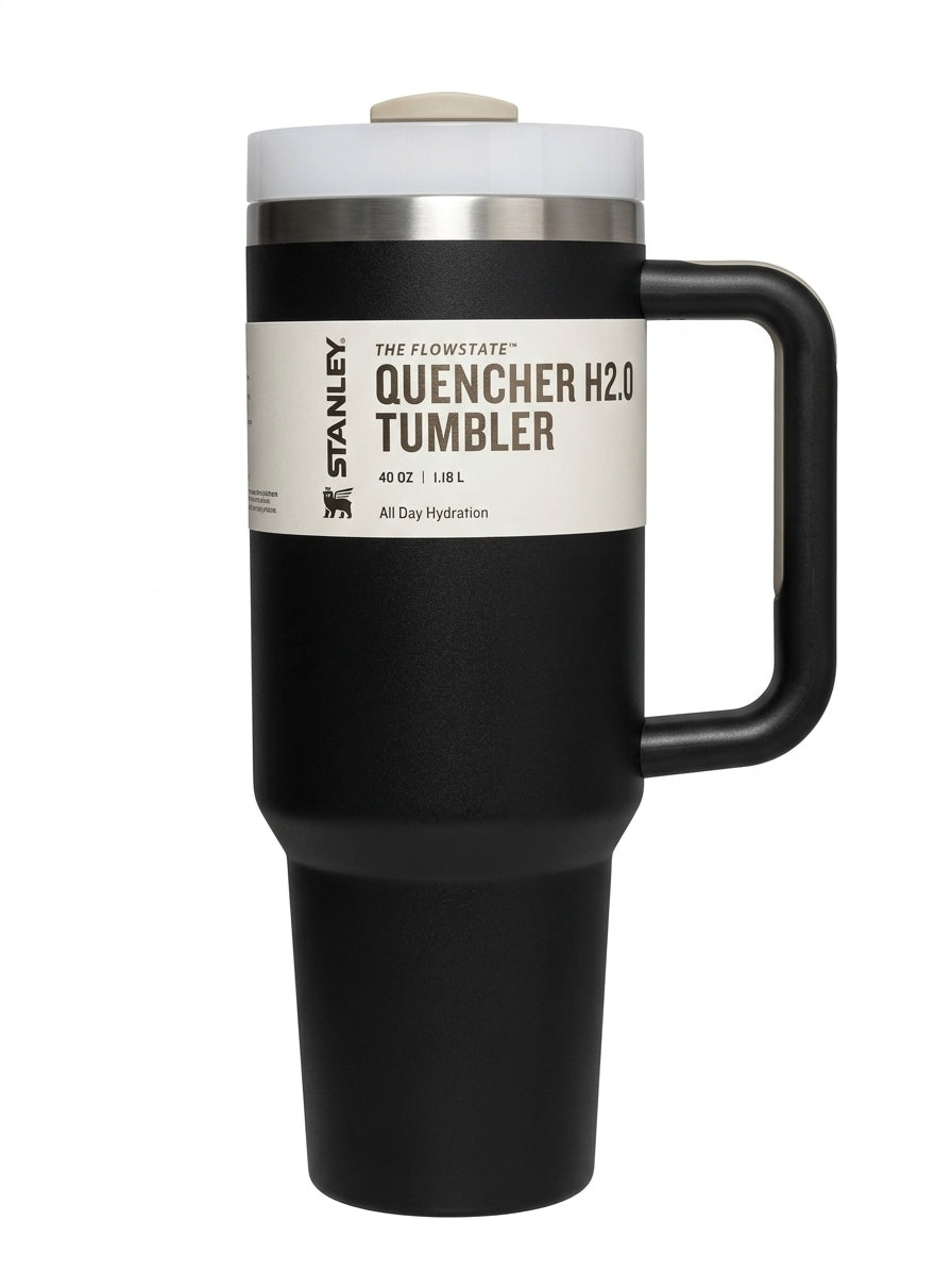 Tumbler with Straw 1.18L(Black)