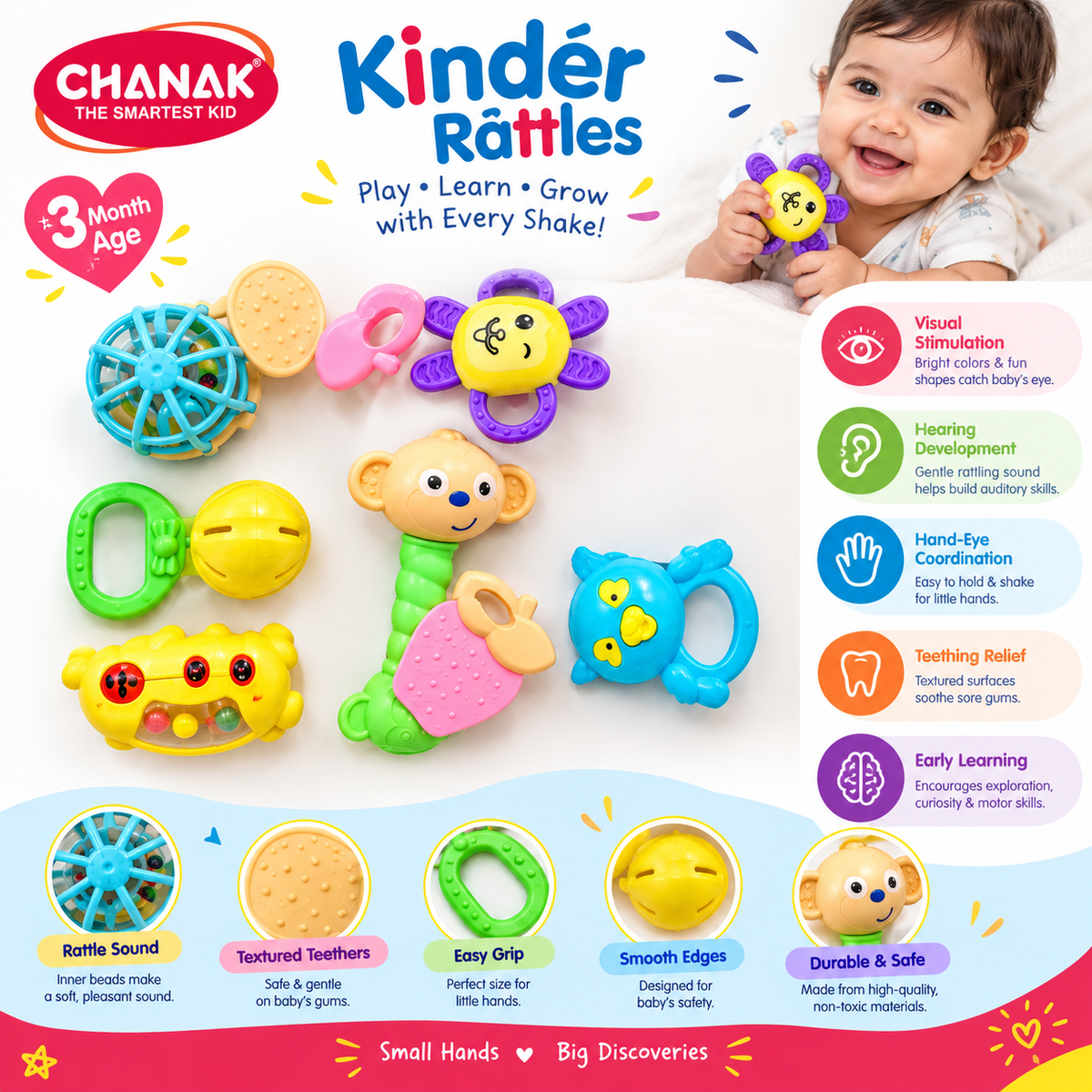 Chanak Baby's Rattle & Teethers