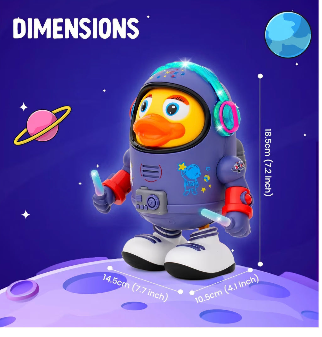 Gooyo GY-3027 Dancing Space Duck Toy with Vibrant Lighting Effect & Musical Sound