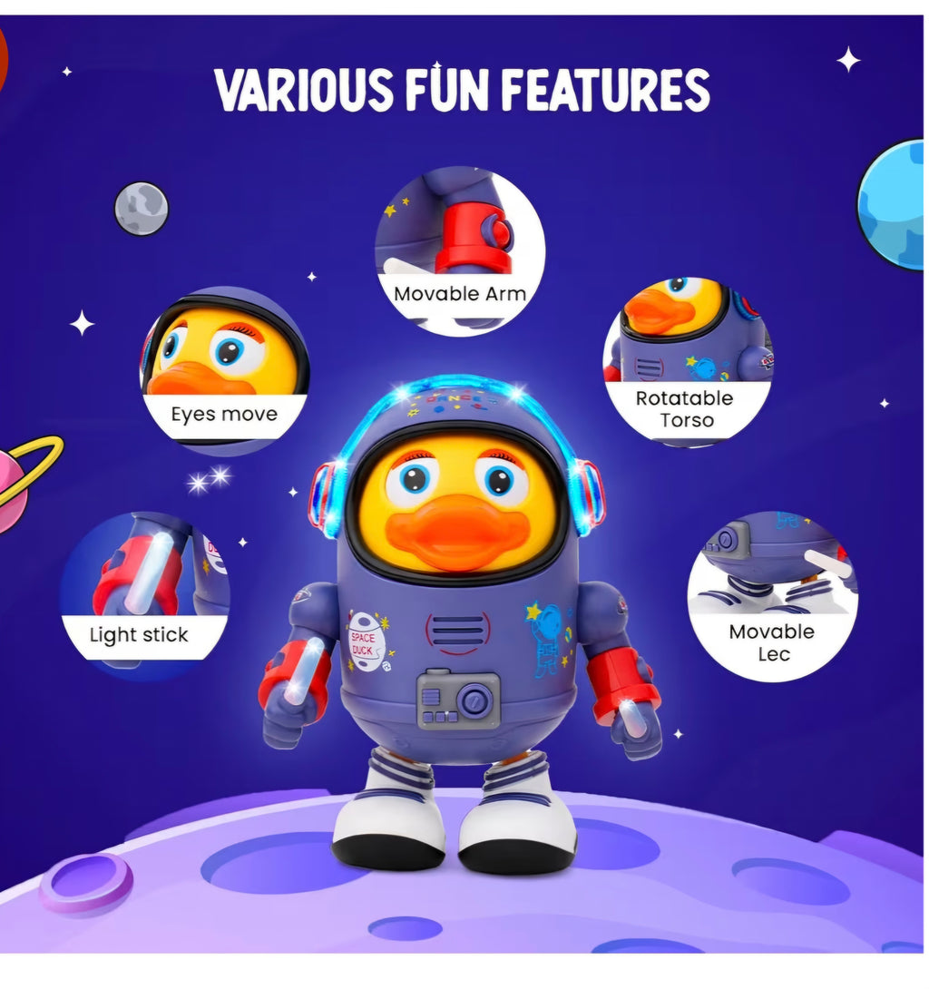 Gooyo GY-3027 Dancing Space Duck Toy with Vibrant Lighting Effect & Musical Sound
