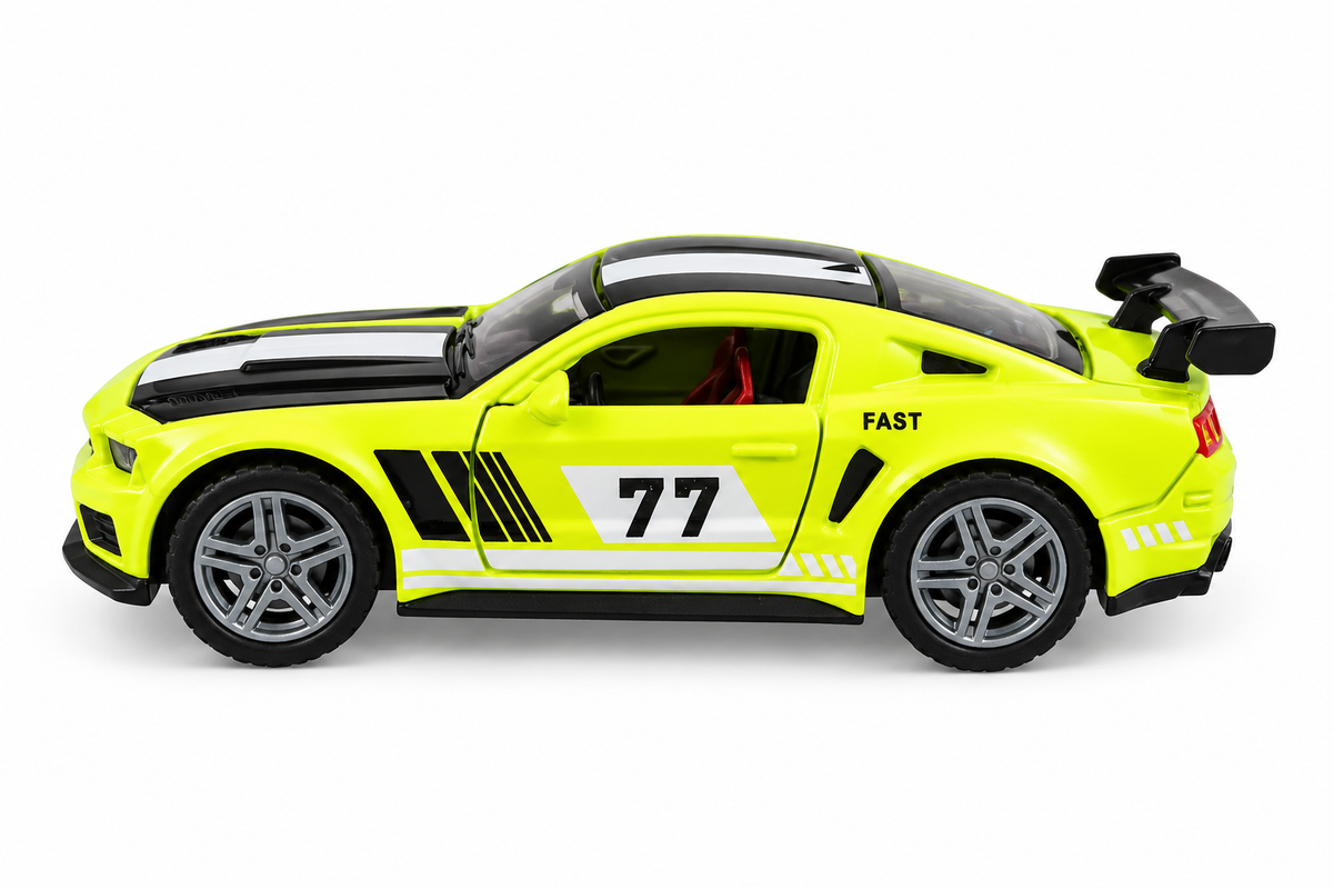 Die Cast Metal Sports Car Toy 1:32 Scale Pull Back Racing Model