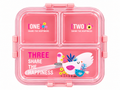 My Lunch 2 Layer Plastic Lunch Box Pink